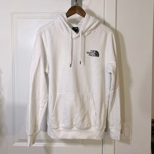 The North Face White Hoodie Sweatshirt (M)